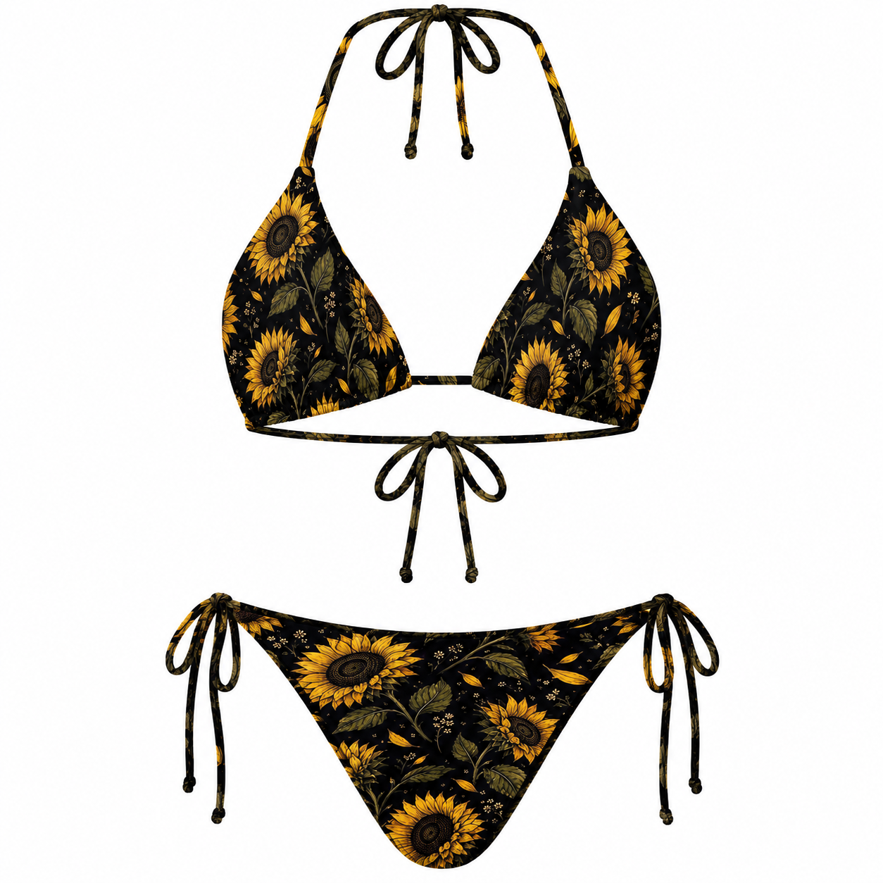 Salty Seashirts Midnight Sunflower Bikini