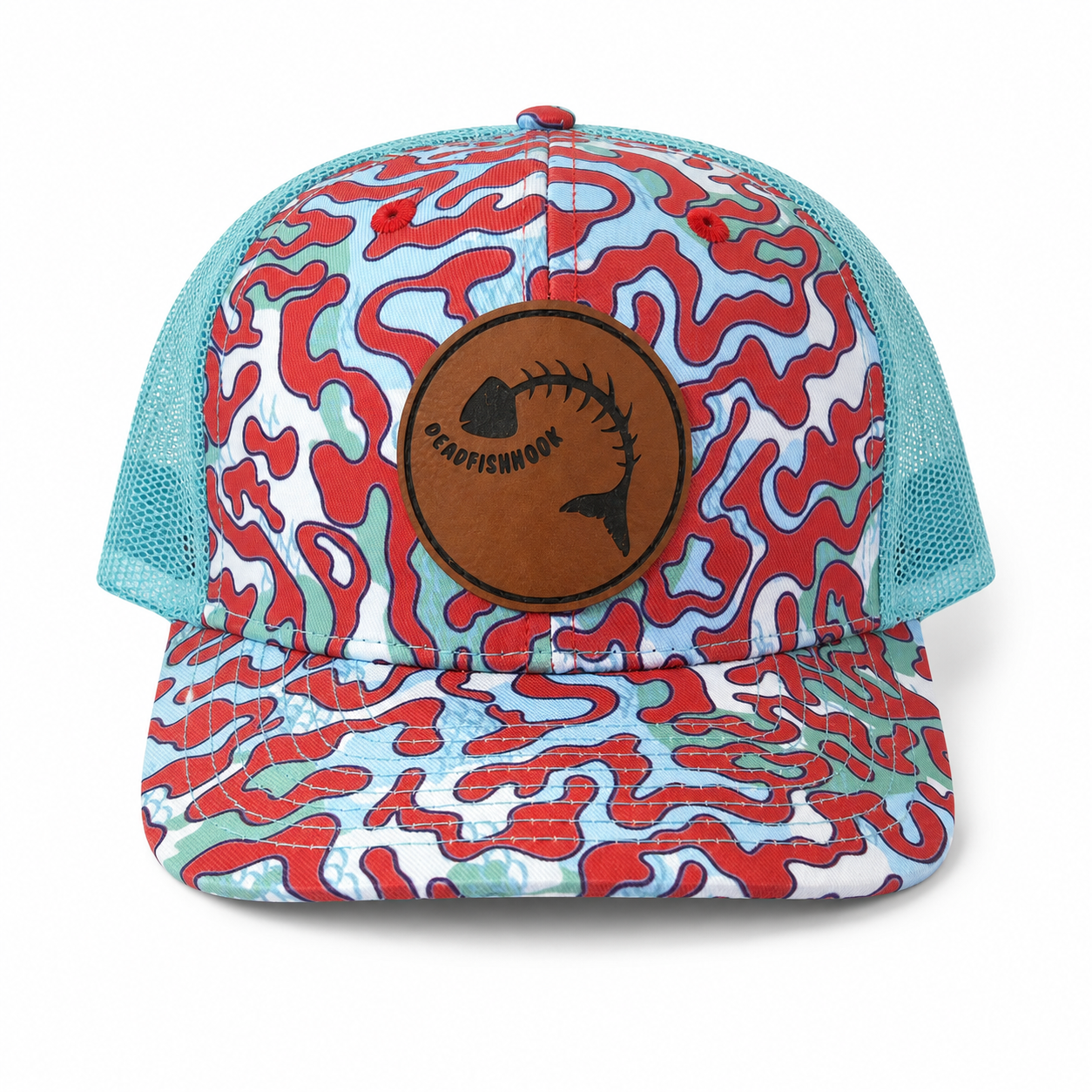 Deadfishhook Camo Reef Trucker Hat