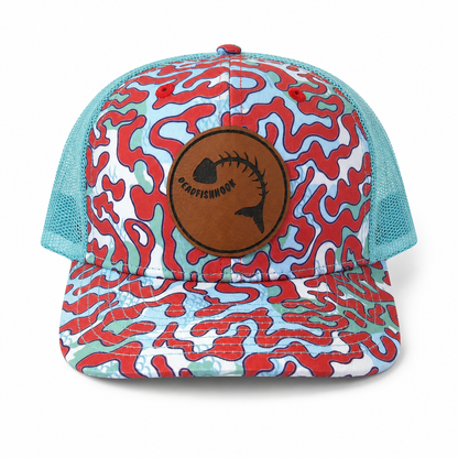 Deadfishhook Camo Reef Trucker Hat