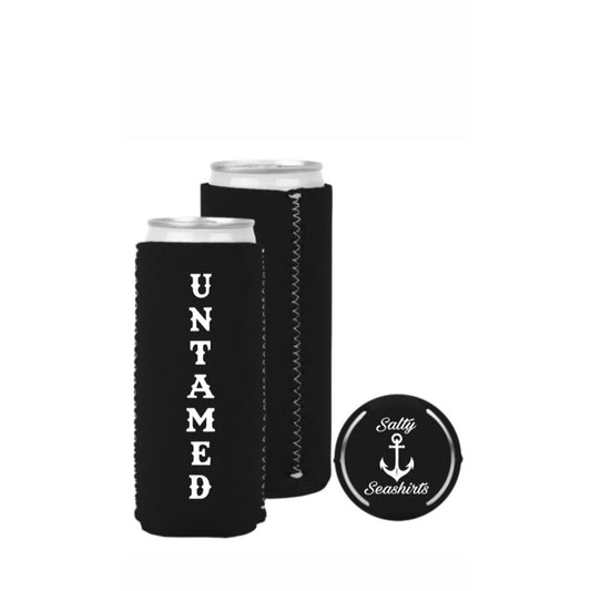 Salty Seashirts Untamed Koozie- 12oz Slim