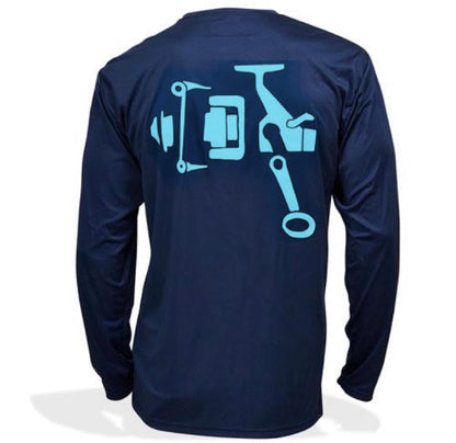 Deadfishhook Classic Hook UPF Long Sleeve Performance Shirt